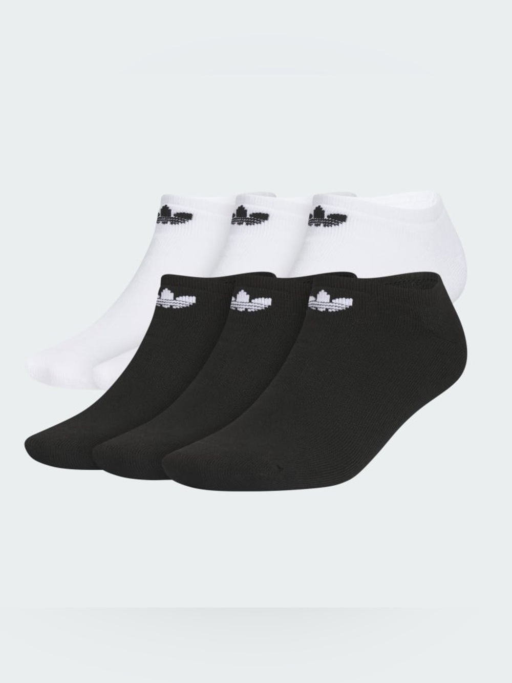 Youth Large Unisex No Show Adidas Socks 5Y-7Y